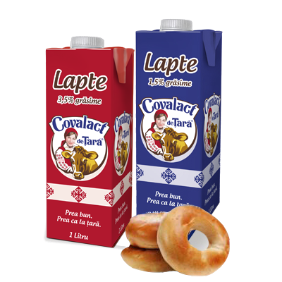 Lapte proaspăt Covalact de Ţară