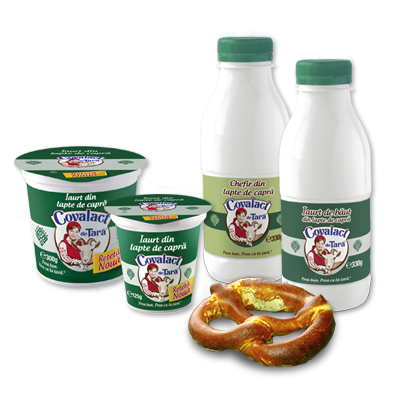 Covalact de Țară specialties with goat milk 
